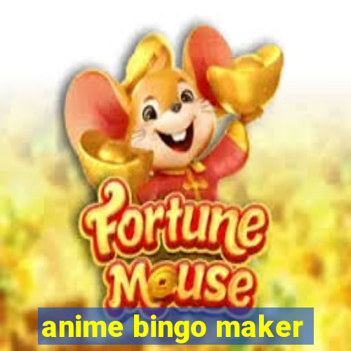 anime bingo maker